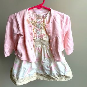 2 piece Janie jack sweater jillians closet dress